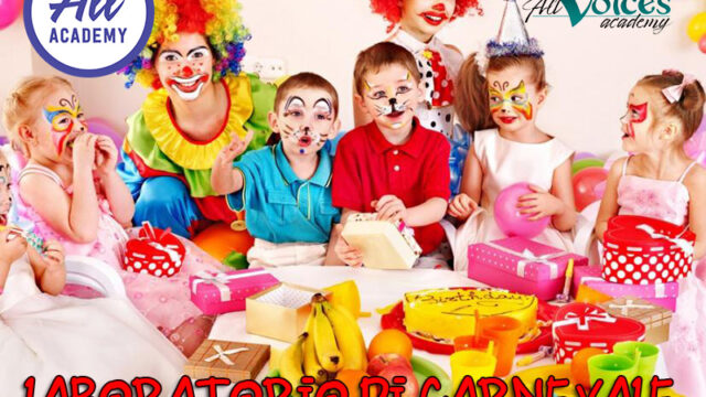 Laboratorio di Carnevale in inglese! 20 Febbraio h. 15.00