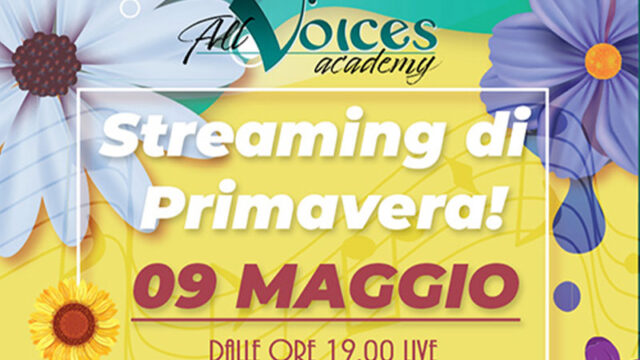 Streaming di Primavera – Duets night! 09 Maggio h. 19.00