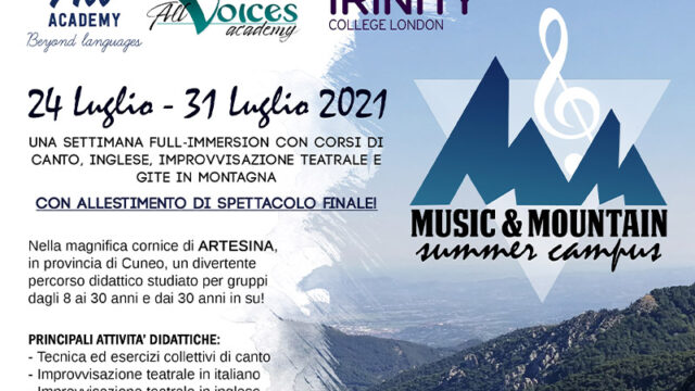 Music & Mountain summer campus 2021