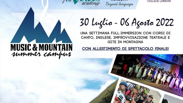 Music & Mountain summer campus 2022